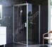 Душевое ограждение Gem Sqare Pivot 90x90 стекло прозрачное, профиль матовый хром W90G-404-090MT