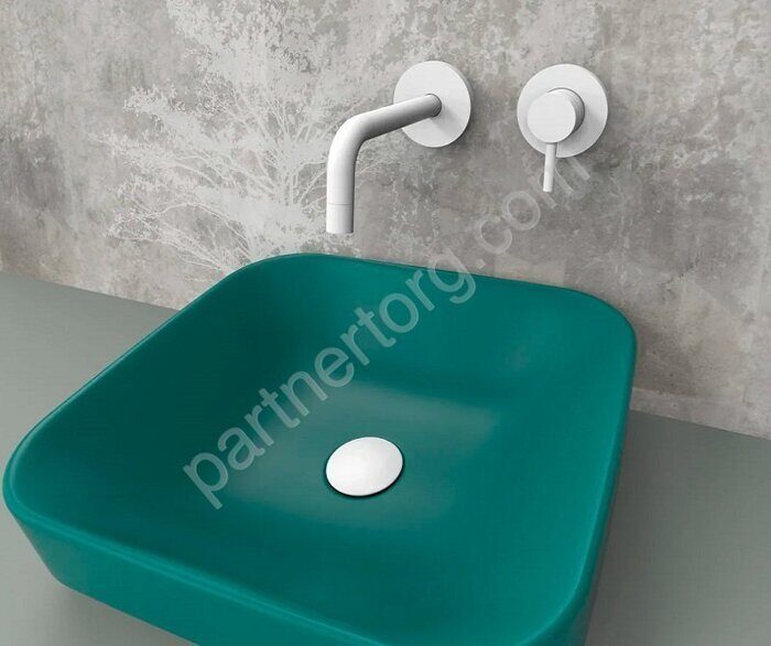 Paffoni Light LIG007BO70 белый встраиваемый смеситель для раковины