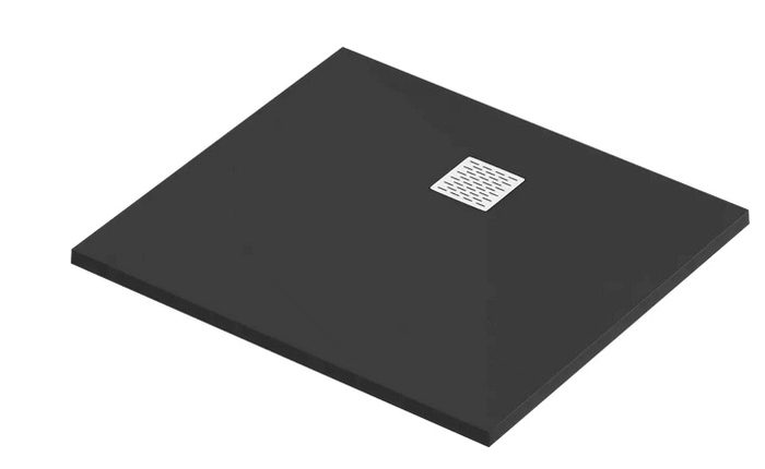 Экран для поддона душевого Essentia 2 100х80см черный
