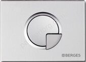 Berges Novum R2 хром матовый клавиша для инсталляции