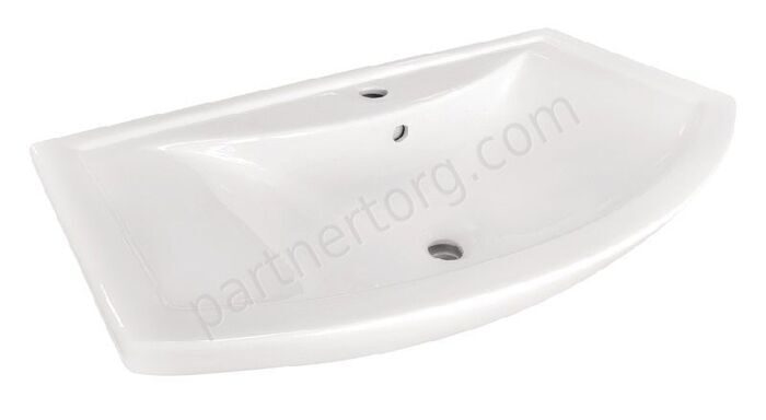 Балтика 80 см умывальник мебельный белый Santek