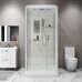 Niagara Standart  ST80/15Q, душевая кабина пристенная квадратная 80х80х215 см, прозрачное стекло, низкий поддон