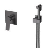 S30.53.09 Splenka Смеситель с гигиеническим душем встраиваемый, графит