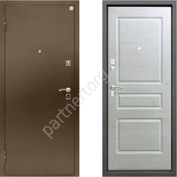 Турмалин входная стальная дверь, 3 притвора