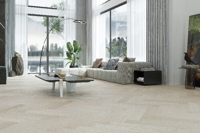 Дуб Песочный 33-408 Quartz Parquet Английская елка Fargo замковый кварцевый паркет