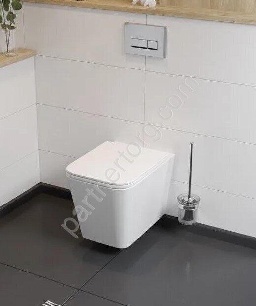 Koller Pool Kvadro KR-0530-RQ унитаз подвесной безободковый  Торнадо с сидением