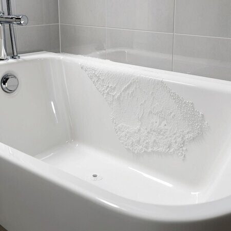 известковый налет на ванне