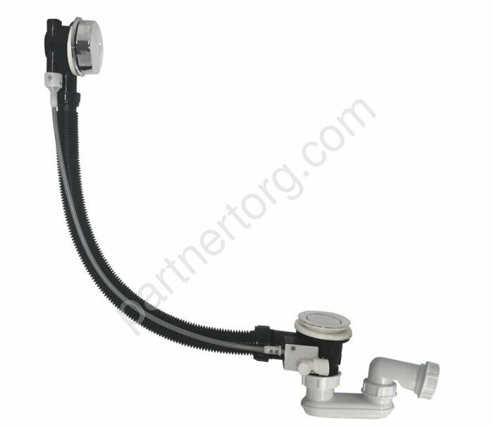 Luxe 600 ФК слив-перелив для ванны хром Marca One