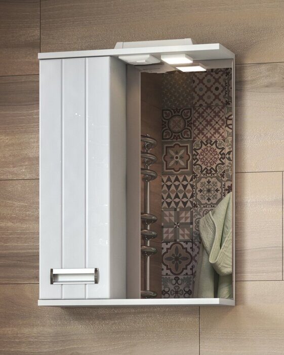Diana 500 зеркальный шкаф в ванную комнату с подсветкой