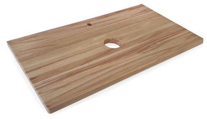 Aquanika Wood 80см столешница на тумбу для ванной Бук светлый