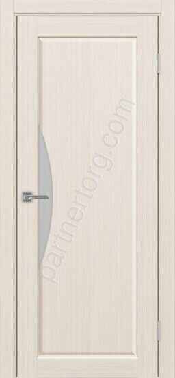 Сицилия 723.21 межкомнатная дверь ясень перламутровый со стеклом мателюкс