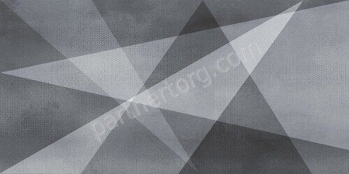 Shape Geometry AltaCera графитовая декорированная настенная плитка матовая 24,9х50см