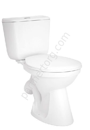 Бриз унитаз-компакт напольный белый Santek с сидением