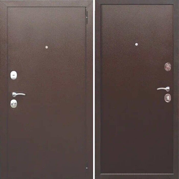 Гарда металл/металл ППС дверь входная Медный антик, Медный антик