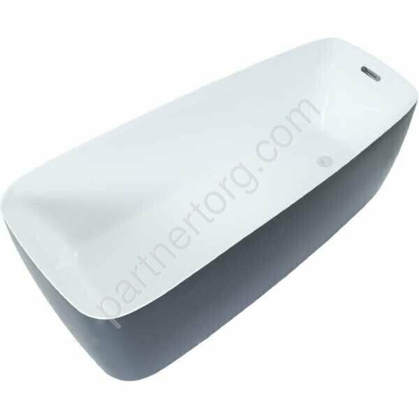 Family Trend акриловая ванна Aquanet Matt Finish 170х78см (панель Black matte)