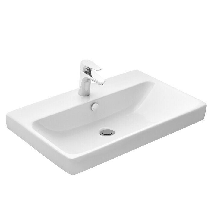 Сканди Doors 70 см тумба универсальная белая для ванной комнаты с раковиной Адриана 70 Aquaton