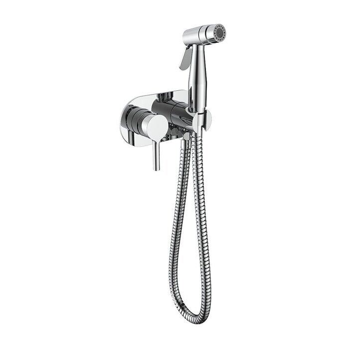 Raglo R20.52 смеситель с гигиеническим душем встраиваемый, хром