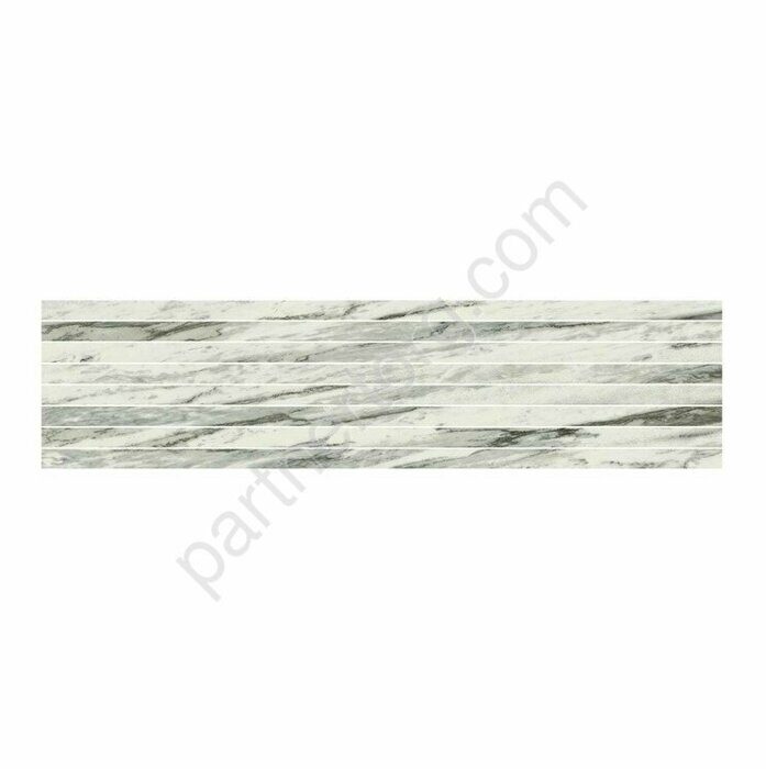 Skyfall матовая декоративная вставка белая Italon 20x80см