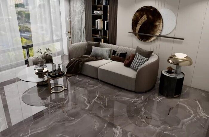 Onyx Prima Gris керамогранит полированный Duna Colortile 120х60см