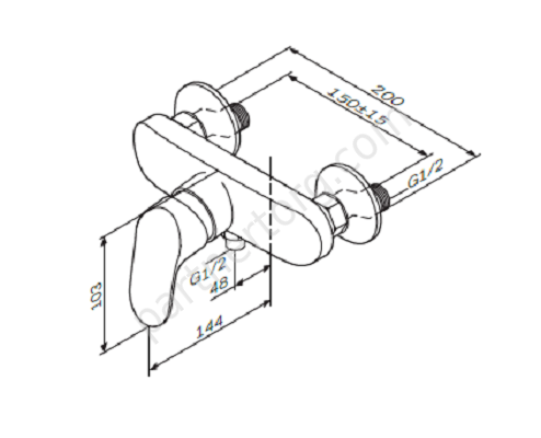Like Am.Pm смеситель для душа F8020016 Распродажа