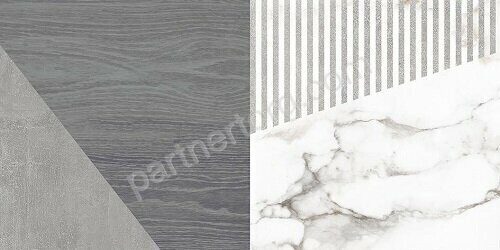 Savage серая матовая керамическая плитка 25x50см Laparet 34078