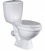 Универсал Цоп унитаз-компакт напольный, косой выпуск, бачок Евро. с сидением