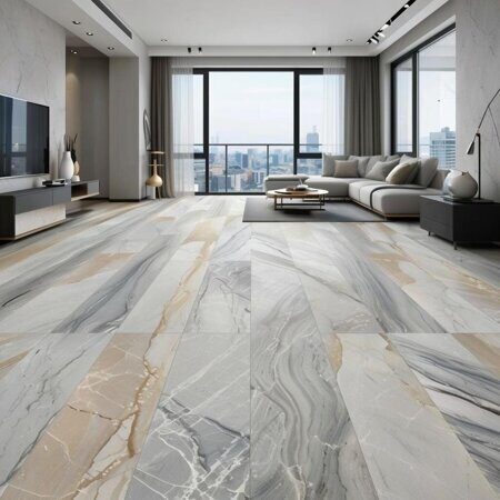 изображение кварцевого ламината в интерьере 