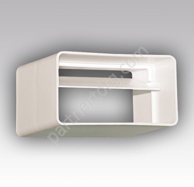 Соединитель прямоугольный с обратным клапаном СКПО, 204х60 мм