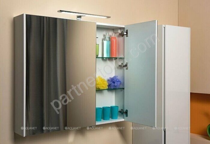 Светильник WT-W480 LED универсальный хром для ванной комнаты Aquanet