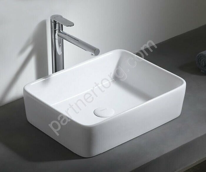 Azario Trend белая раковина настольная 48,5х38х13см AZ4565