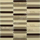 Черно-коричневая комбинированная мозаика Exclusive series S-810