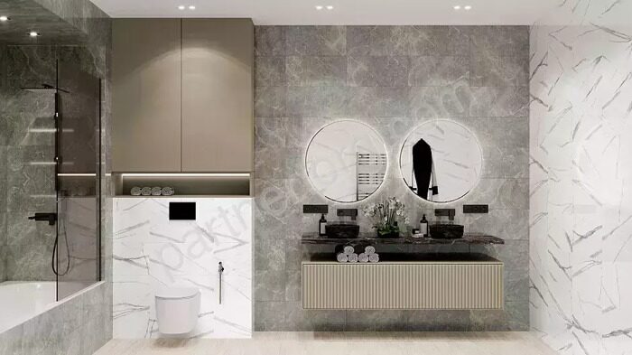 Spring белая керамическая плитка глянцевая 30x60см Global Tile