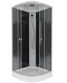 Niagara Eco NG-4503-14 BLACK BLACK душевая кабина 80х80х215 см, мозаика стекло, низкий поддон