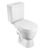 Уно Santek унитаз компакт, косой выпуск,  с сидением полипропилен плавное опускание