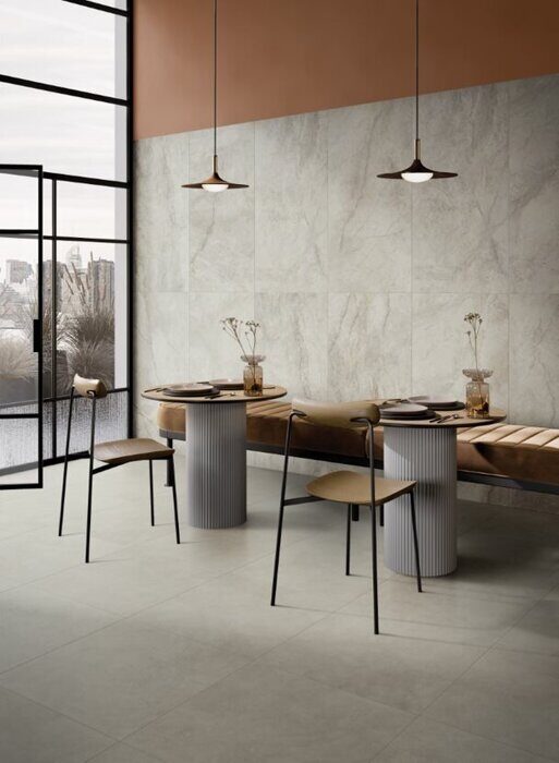 MicroCement светлый греж R10A керамогранит матовый 60х60см Vitra