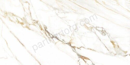 Detroit Calacatta Gold AltaCera белая настенная плитка глянцевая 24,9х50см