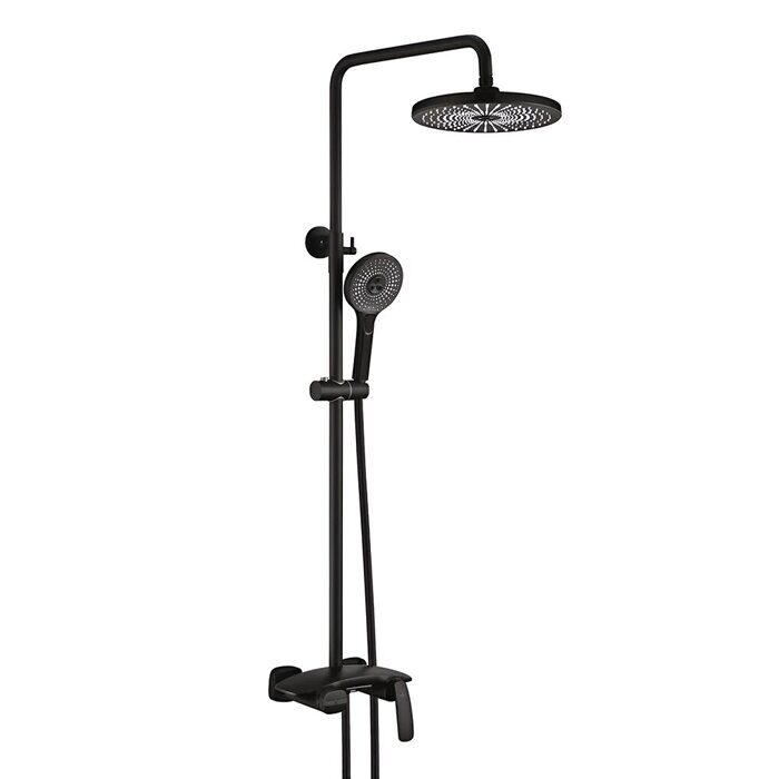 Rose R1136H Душевая система, черный