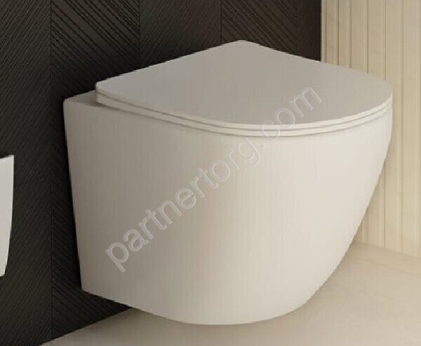 Blanco Q Торнадо подвесной унитаз безободковый Iddis с сиденьем BLQNDSEI25