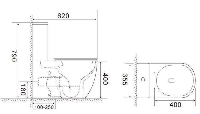 Optima Plus Aquatek унитаз напольный безободковый Торнадо с сидением