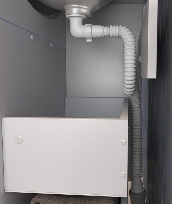 Callao 600-0-2 тумба для ванной комнаты с умывальником Балтика 60