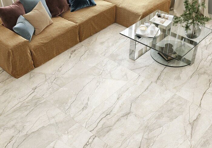 Oregon Ivory Delacora керамогранит бежевый матовый 120х60см