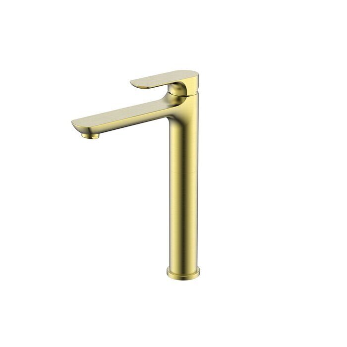 Raglo R03.15.03 смеситель для раковины высокий сатин золотой