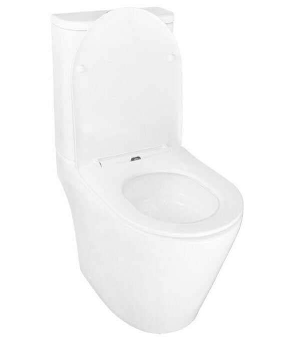 Azario Berton AZ-6093 унитаз безободковый Торнадо с крышкой-сидением, микролифт