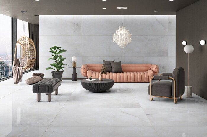 Onyx Ice Glossy, Оникс Айс бежевый полированный керамогранит 160х80см