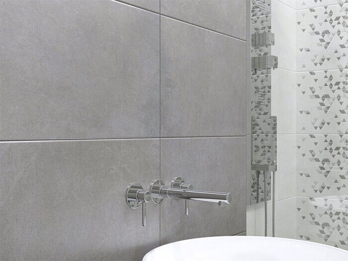 Artemest Gris настенная плитка серая матовая 31х63см Azori