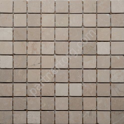 Botticino Pol 30*30 бежевая Stone Orro Mosaic каменная мозаика