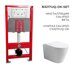 B3217UQ-OK-SET комплект Унитаз Calypso Торнадо безободковый CS3217UQ-OK и нсталляция Beta CS105M без клавиши