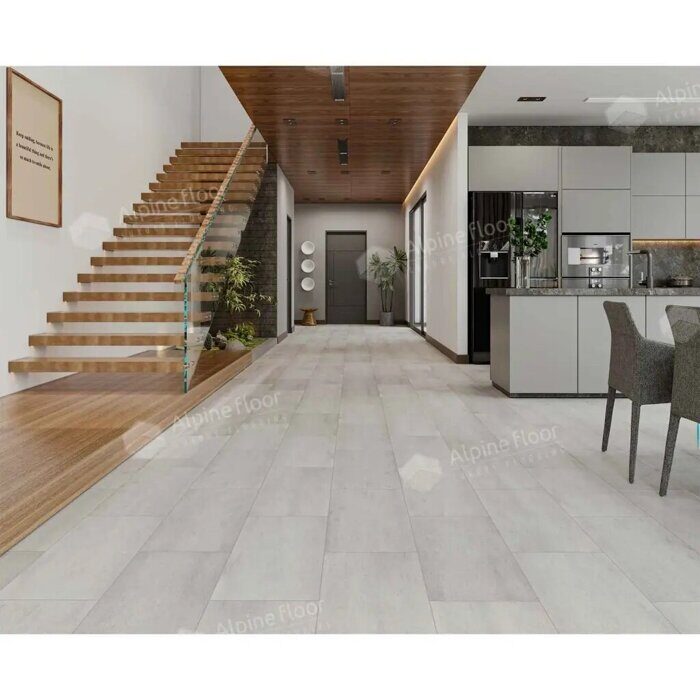 Дорсет Light Stone LVT клеевая плитка ПВХ Alpine Floor ECO-15-12