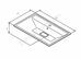M50AWPX0801WG INSPIRE V2.0, раковина мебельная , искусственный мрамор, со сливом-переливом, 80 см