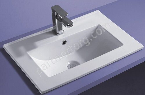 Встраиваемая раковина белая Maison MS111-61 61,0 см